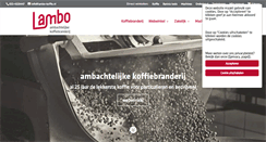 Desktop Screenshot of lambo-koffie.nl